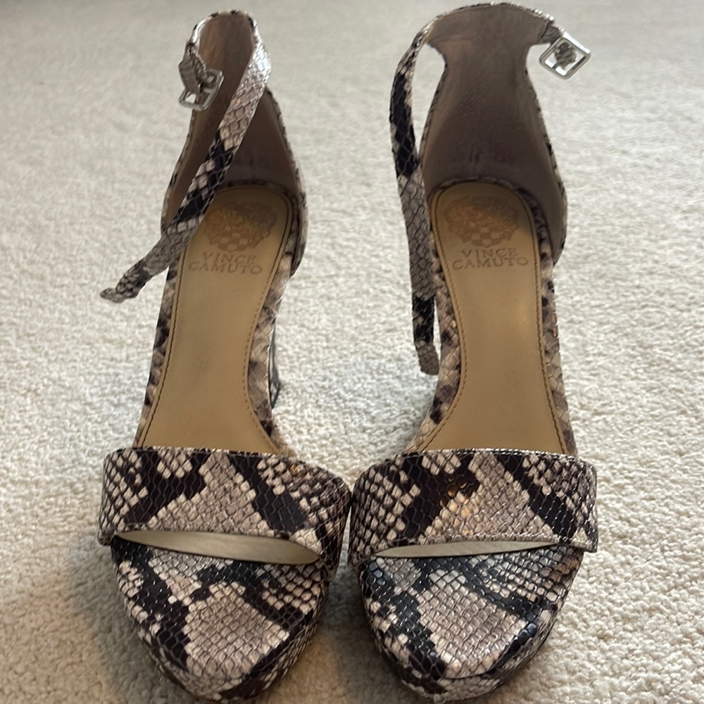 Vince Camino Snake Skin Heel